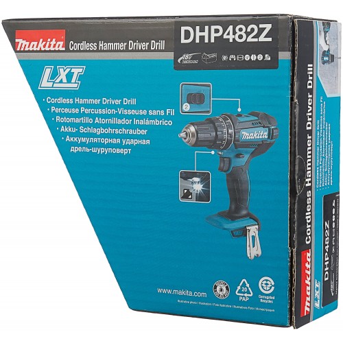 Дрель-шуруповерт Makita DHP482Z 1
