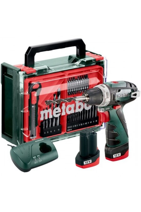 Дрель-шуруповерт Metabo Powermaxx BS Basic Set (600080710) 