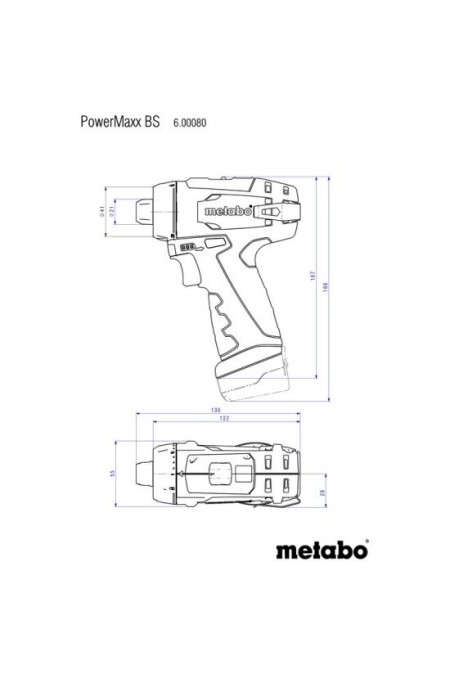 Дрель-шуруповерт Metabo Powermaxx BS Basic Set (600080710) 5