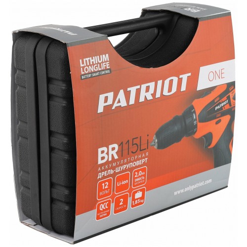 Дрель-шуруповерт Patriot BR 115Li Li-Ion 12V (180201115) 2