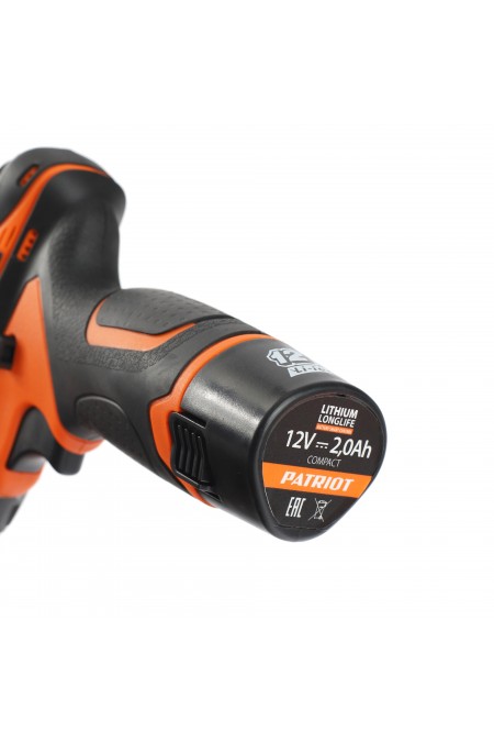 Дрель-шуруповерт Patriot BR 115Li Li-Ion 12V (180201115) 5