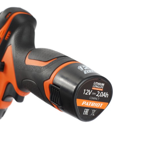 Дрель-шуруповерт Patriot BR 115Li Li-Ion 12V (180201115) 5