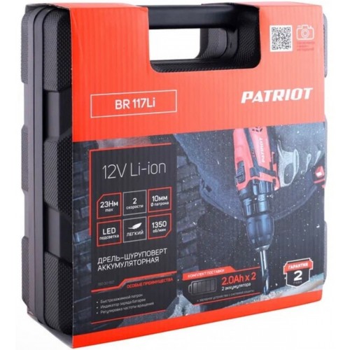 Дрель-шуруповерт Patriot THE ONE BR 117Li (180301117) 5