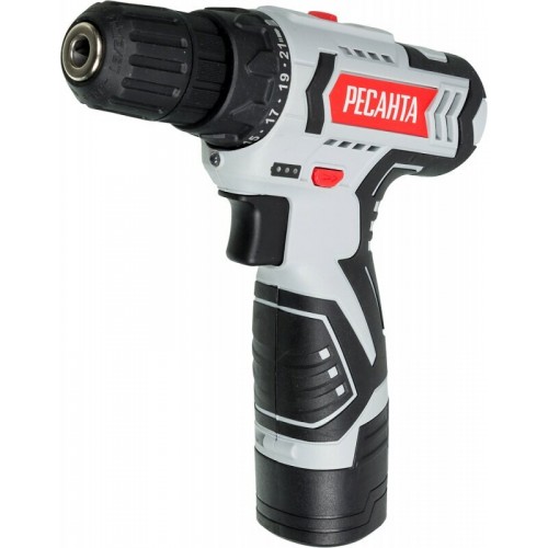 Дрель-шуруповерт Ресанта ДА-12-2ЛК (75/14/2) 