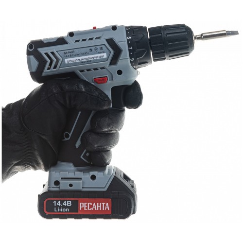 Дрель-шуруповерт Ресанта ДА-14-2Л (75/14/3) 9