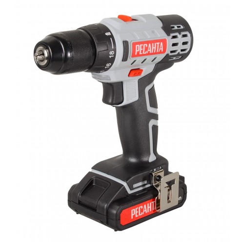 Дрель-шуруповерт Ресанта ДА-20-2ЛК (75/14/11) 6