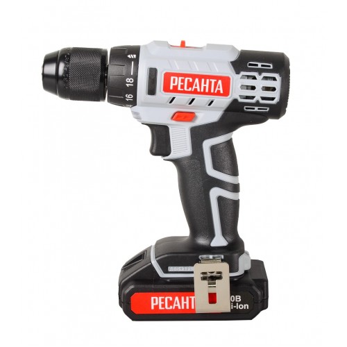 Дрель-шуруповерт Ресанта ДА-20-2ЛК (75/14/11) 7