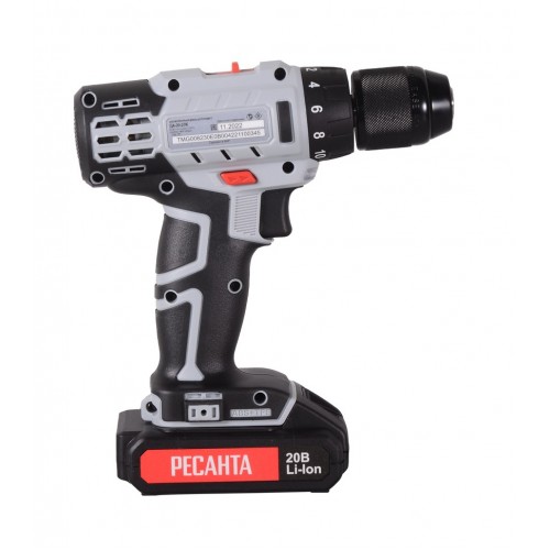 Дрель-шуруповерт Ресанта ДА-20-2ЛК (75/14/11) 9