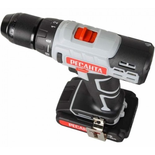 Дрель-шуруповерт Ресанта ДА-20-2ЛК (75/14/11) 1