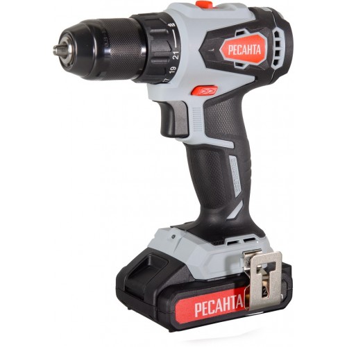 Дрель-шуруповерт Ресанта ДА-20-2ЛК-Б (75/14/10) 