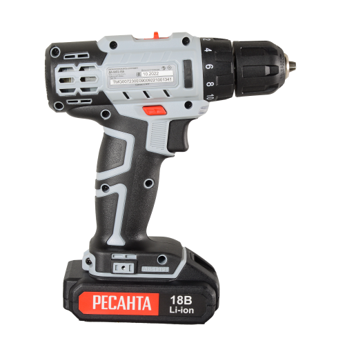 Дрель-шуруповерт Ресанта ДА-50Л2-18А (75/14/9) 2