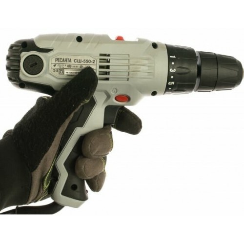 Дрель-шуруповерт Ресанта СШ-550-2 (75/16/1) 3