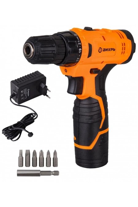 Дрель-шуруповерт Вихрь ДА-12Л-2 (72/14/14) 5