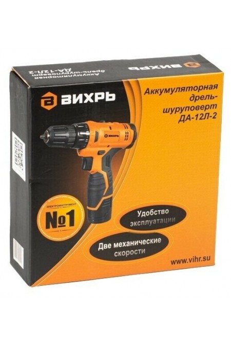 Дрель-шуруповерт Вихрь ДА-12Л-2 (72/14/14) 6