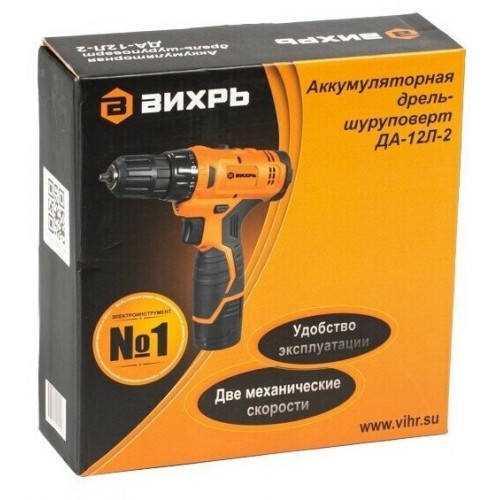 Дрель-шуруповерт Вихрь ДА-12Л-2 (72/14/14) 6