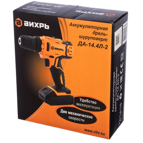 Дрель-шуруповерт Вихрь ДА-14,4Л-2 (72/14/15) 3