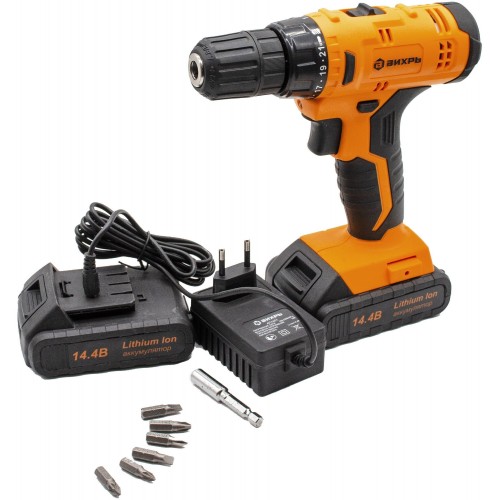 Дрель-шуруповерт Вихрь ДА-14,4Л-2К (72/14/8) 3