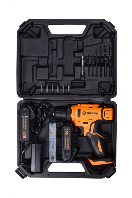 Дрель-шуруповерт Вихрь ДА-16Л-2КА (72/14/49) 3