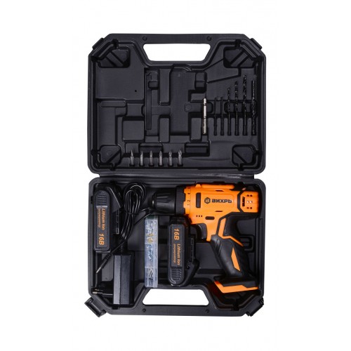 Дрель-шуруповерт Вихрь ДА-16Л-2КА (72/14/49) 3