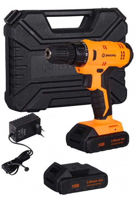 Дрель-шуруповерт Вихрь ДА-18Л-2КА (72/14/25) 1