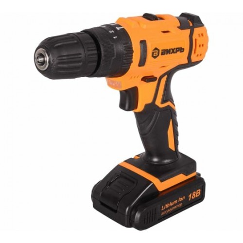 Дрель-шуруповерт Вихрь ДА-18Л-2кУ (72/14/17) 