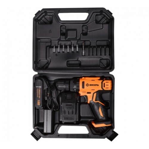 Дрель-шуруповерт Вихрь ДА-18Л-2кУ (72/14/17) 1