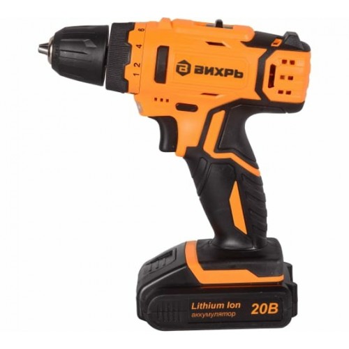 Дрель-шуруповерт Вихрь ДА-20Л-2К (72/14/21) 
