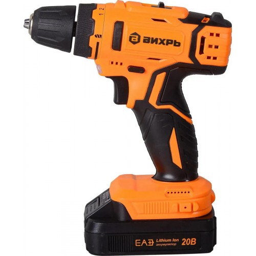Дрель-шуруповерт Вихрь ДА-20Л-2К/БП (72/14/67) 6