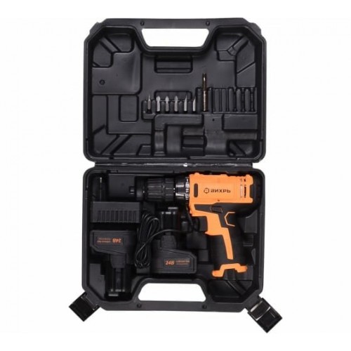 Дрель-шуруповерт Вихрь ДА-24Л-2кУ (72/14/19) 1