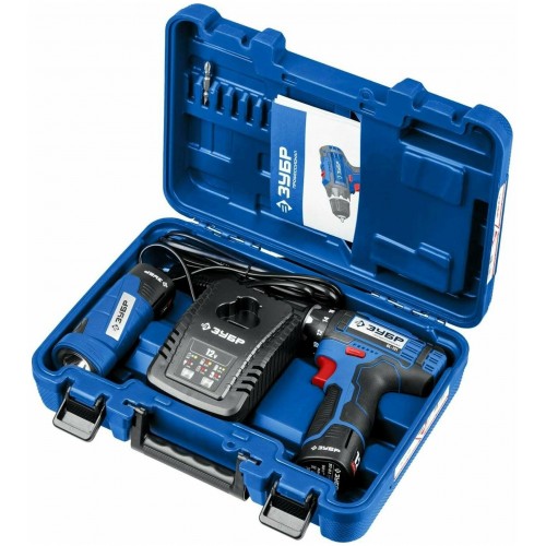 Дрель-шуруповерт ЗУБР DL-121-22F 1