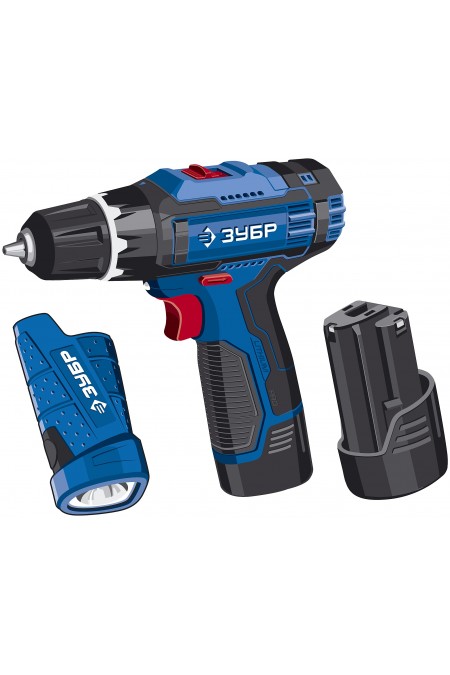 Дрель-шуруповерт ЗУБР DL-121-22F 2