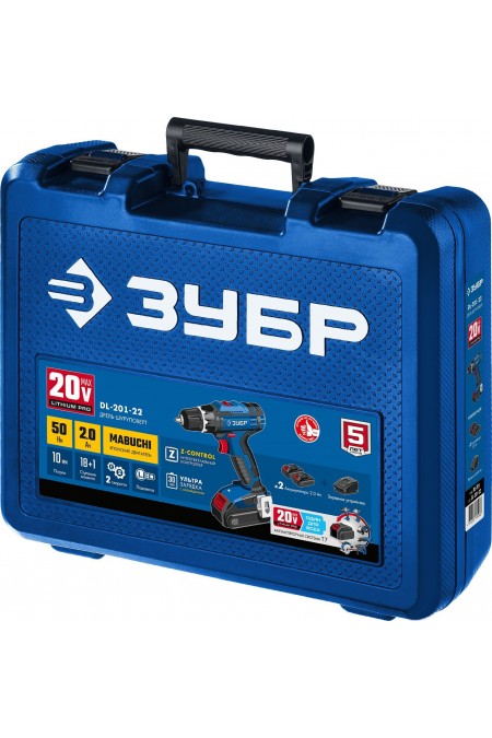 Дрель-шуруповерт ЗУБР DL-201-22 1