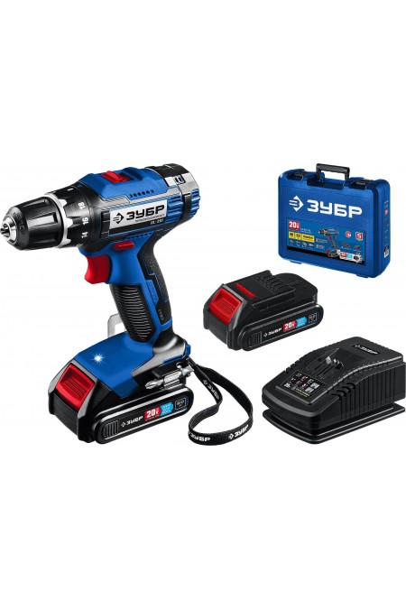 Дрель-шуруповерт ЗУБР DL-201-22 