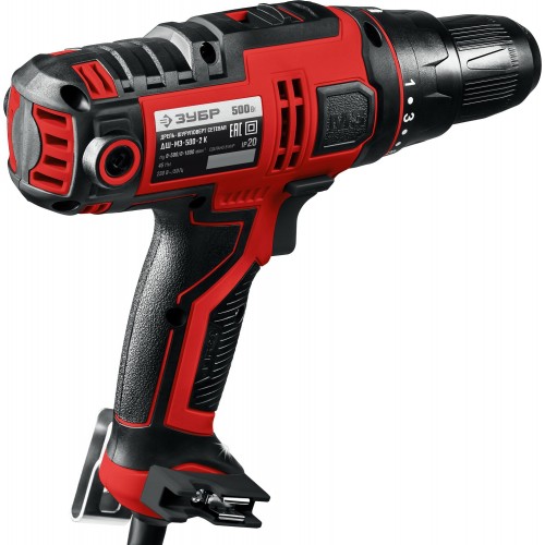Дрель-шуруповерт Зубр ДШ-М3-500-2 К 2