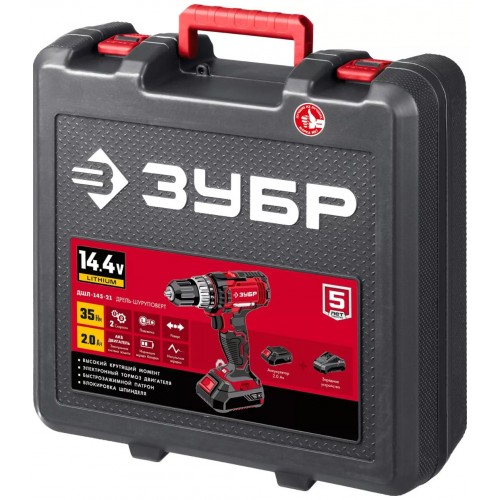 Дрель-шуруповерт ЗУБР ДШЛ-145-21 6