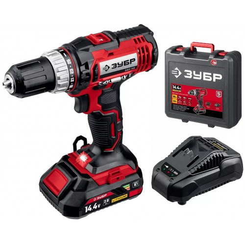 Дрель-шуруповерт ЗУБР ДШЛ-145-21 7