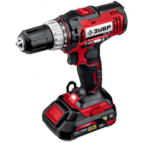 Дрель-шуруповерт Зубр ДШЛ-185-22 1
