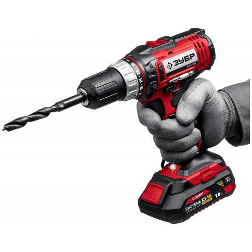 Дрель-шуруповерт Зубр ДШЛ-185-22 3