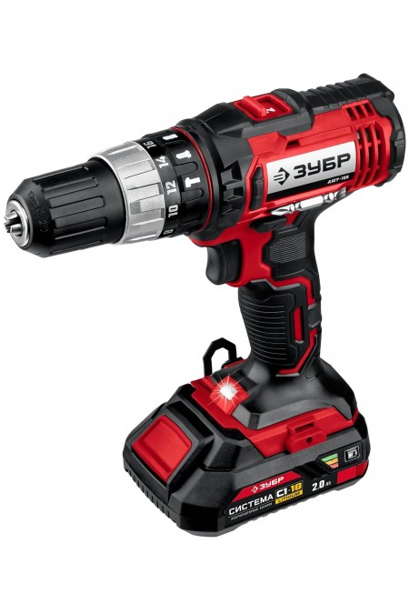 Дрель-шуруповерт ЗУБР ДШУ-185-22 