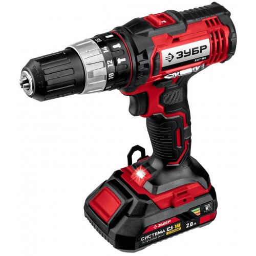 Дрель-шуруповерт ЗУБР ДШУ-185-22 1