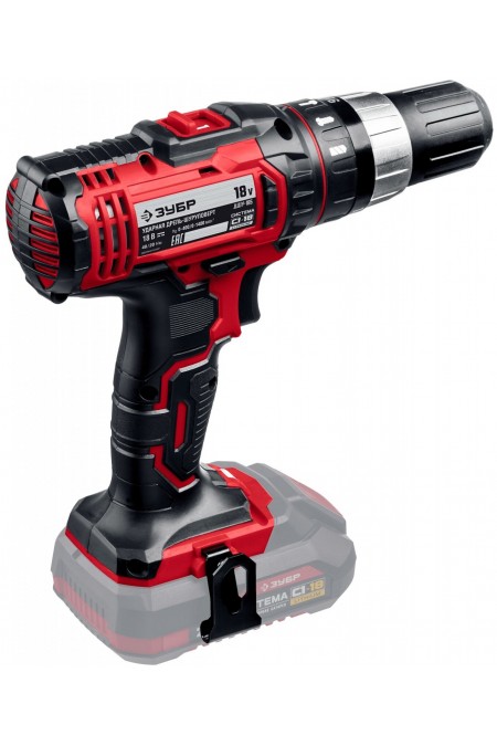 Дрель-шуруповерт ЗУБР ДШУ-185 без АКБ 3