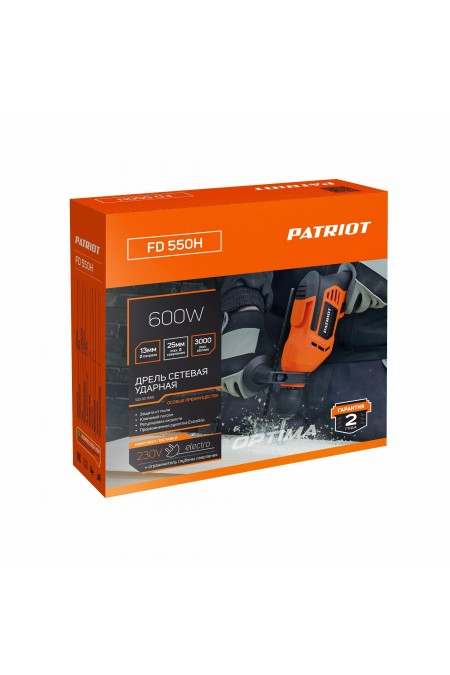 Дрель ударная PATRIOT FD 550 H (120301550) 8