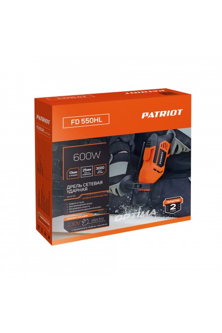 Дрель ударная Patriot FD 550HL 1