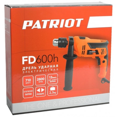 Дрель ударная Patriot FD 600h 3