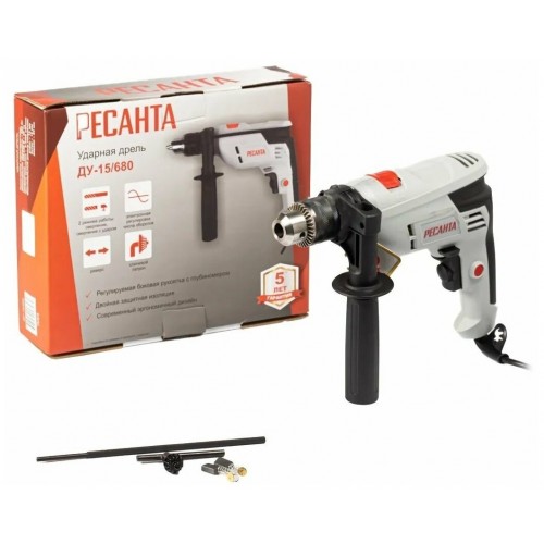 Дрель ударная Ресанта ДУ-15/680 (75/8/2) 9