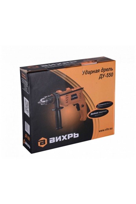 Дрель ударная ВИХРЬ ДУ-550 6