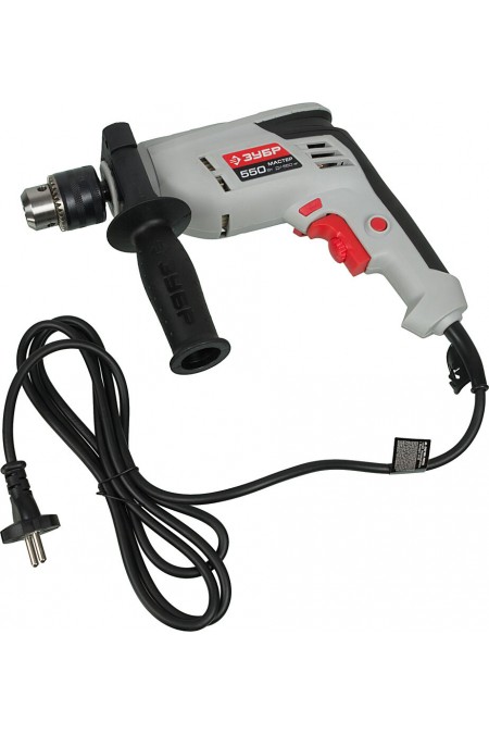 Дрель ударная ЗУБР ДУ-550 ЭР 2