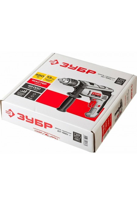 Дрель ударная ЗУБР ДУ-550 ЭР 5
