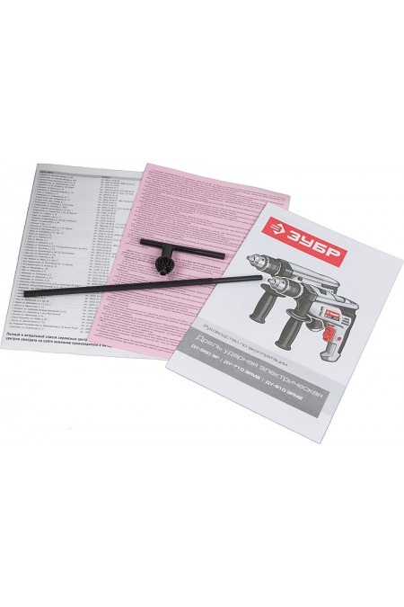 Дрель ударная ЗУБР ДУ-550 ЭР 8