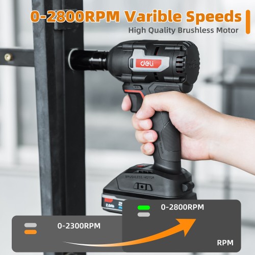 Гайковерт Deli DE-BS20-1D2 5